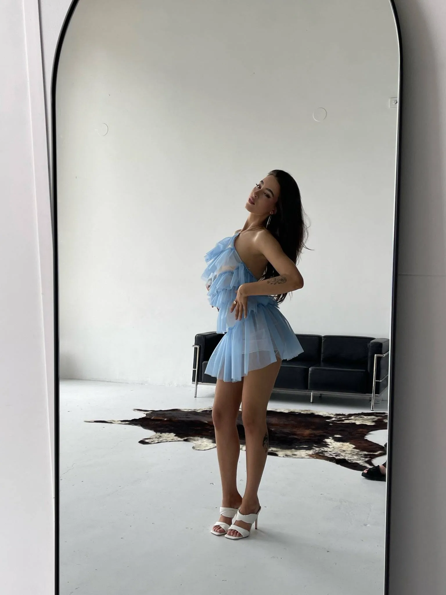 The Bar - Lou Dress in Azure