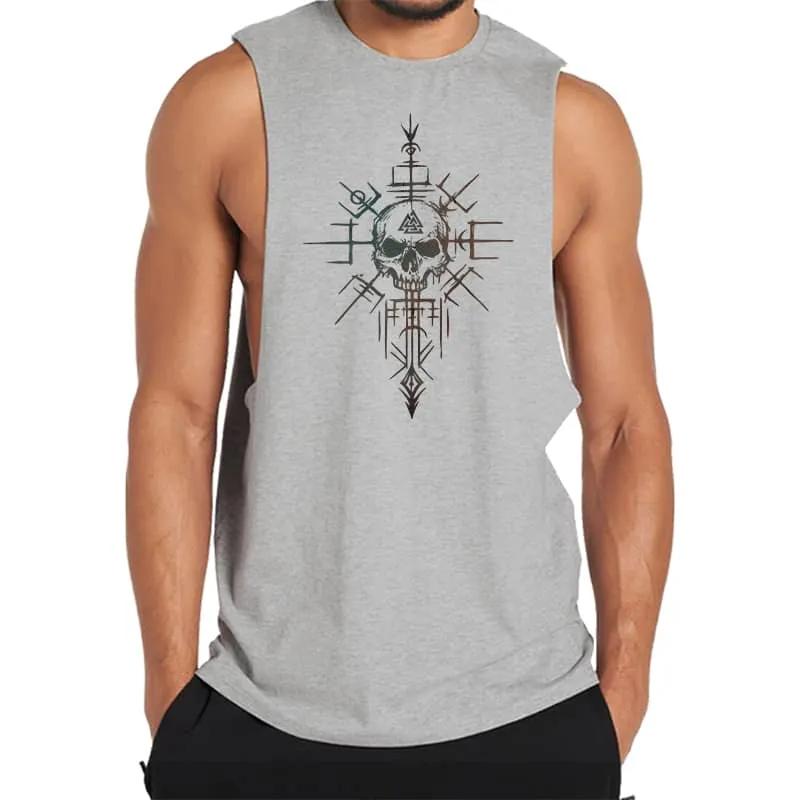 Viking Skull Tank