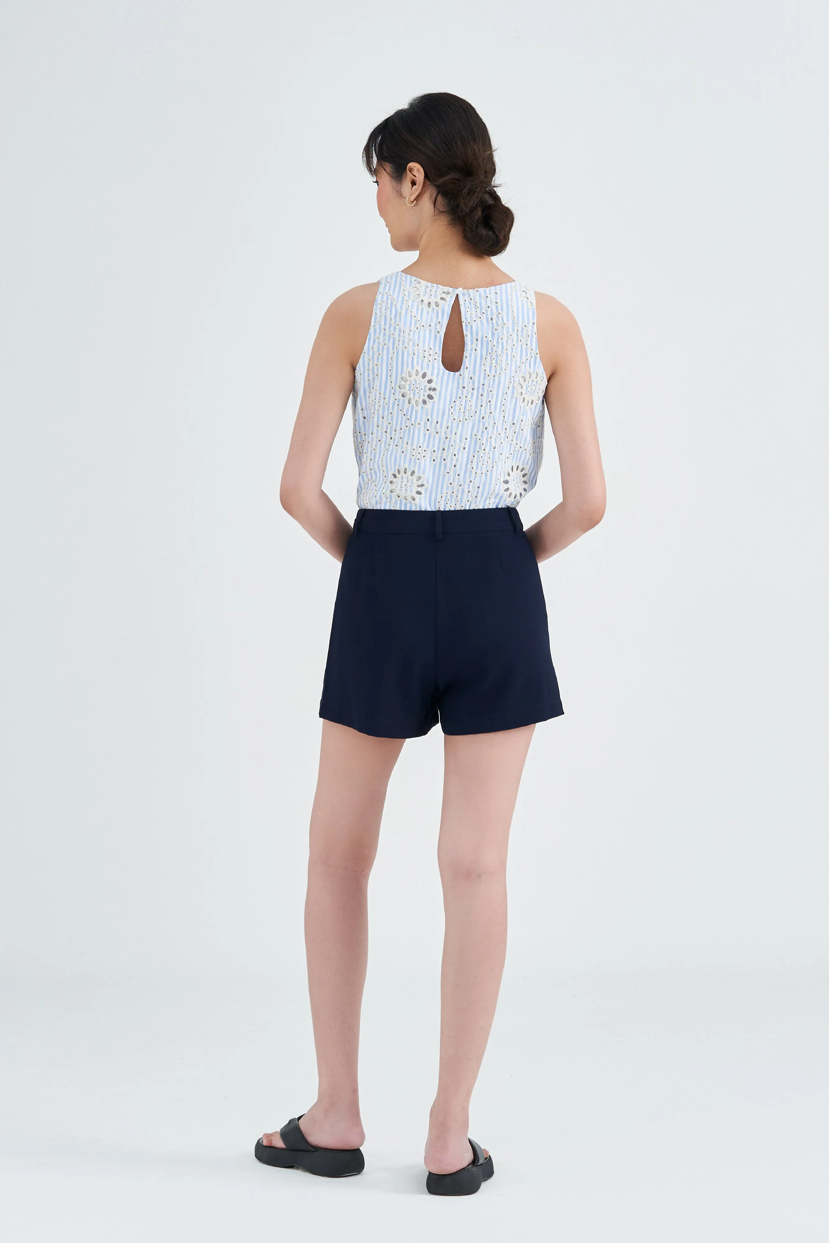 Vinny Eyelet Embroidered Top