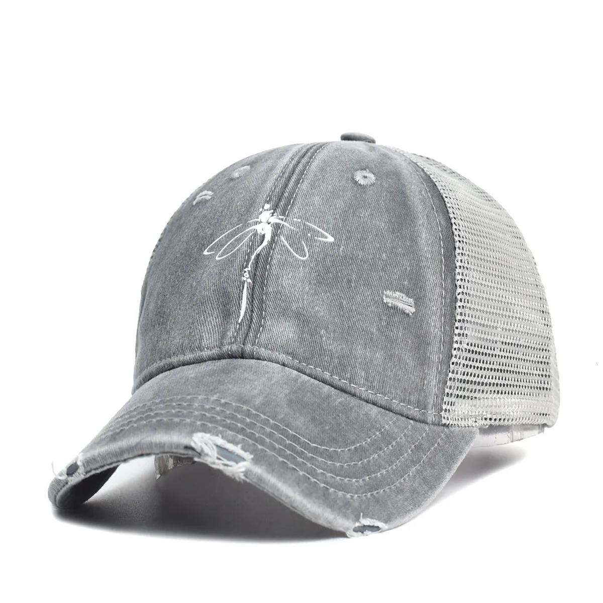Vintage Dragonfly Trucker Hat - Fushia