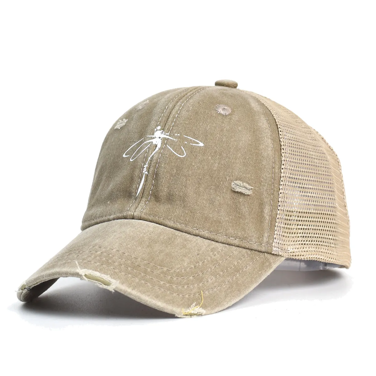 Vintage Dragonfly Trucker Hat - Fushia