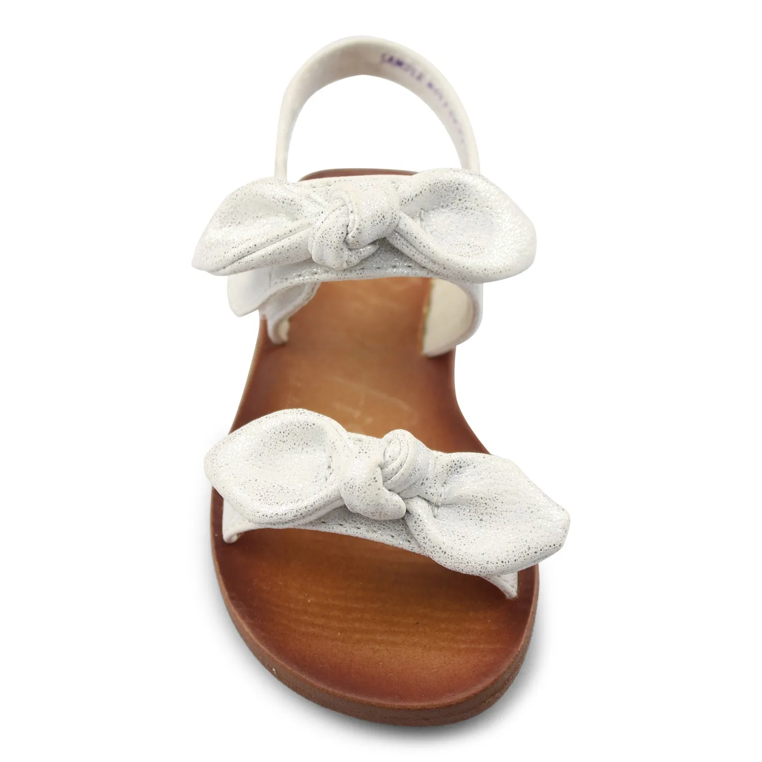 Whit Metallic Draped Micro/Pearl